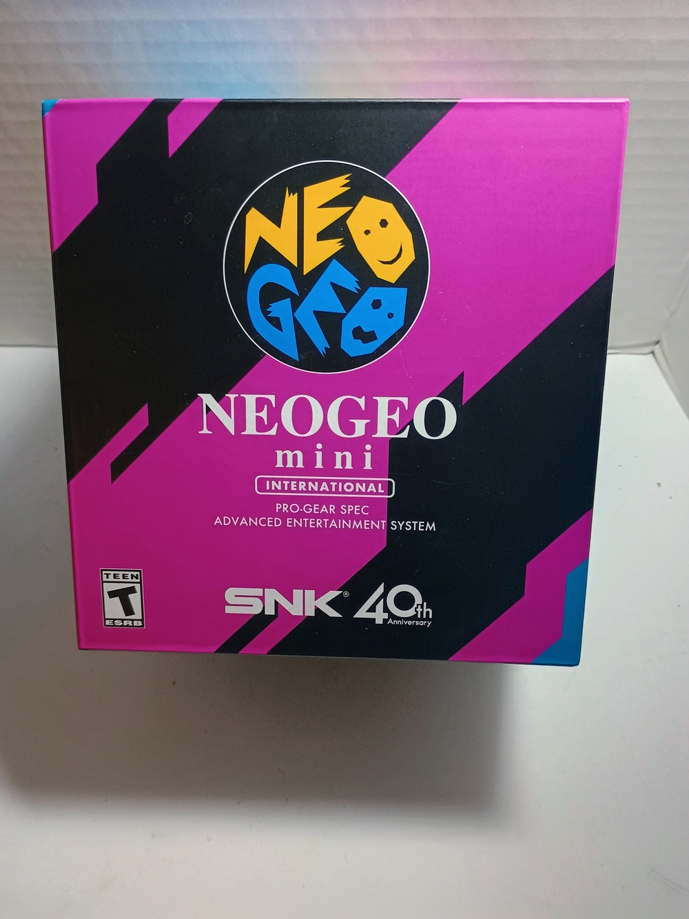 Mini International Retro Game Console - Pink/Black